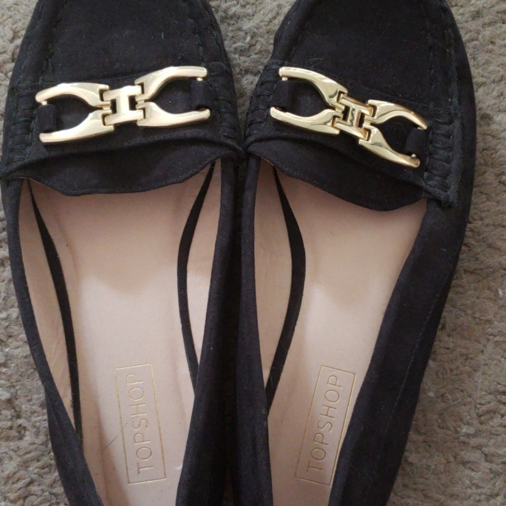 Topshop loafer flats.
